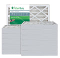 10x24x4 MERV 13 Pleated AC Furnace Air Filter, Pack of 12 D166823