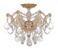 3 Light Spectra Crystal Gold Semi-Flush S52250