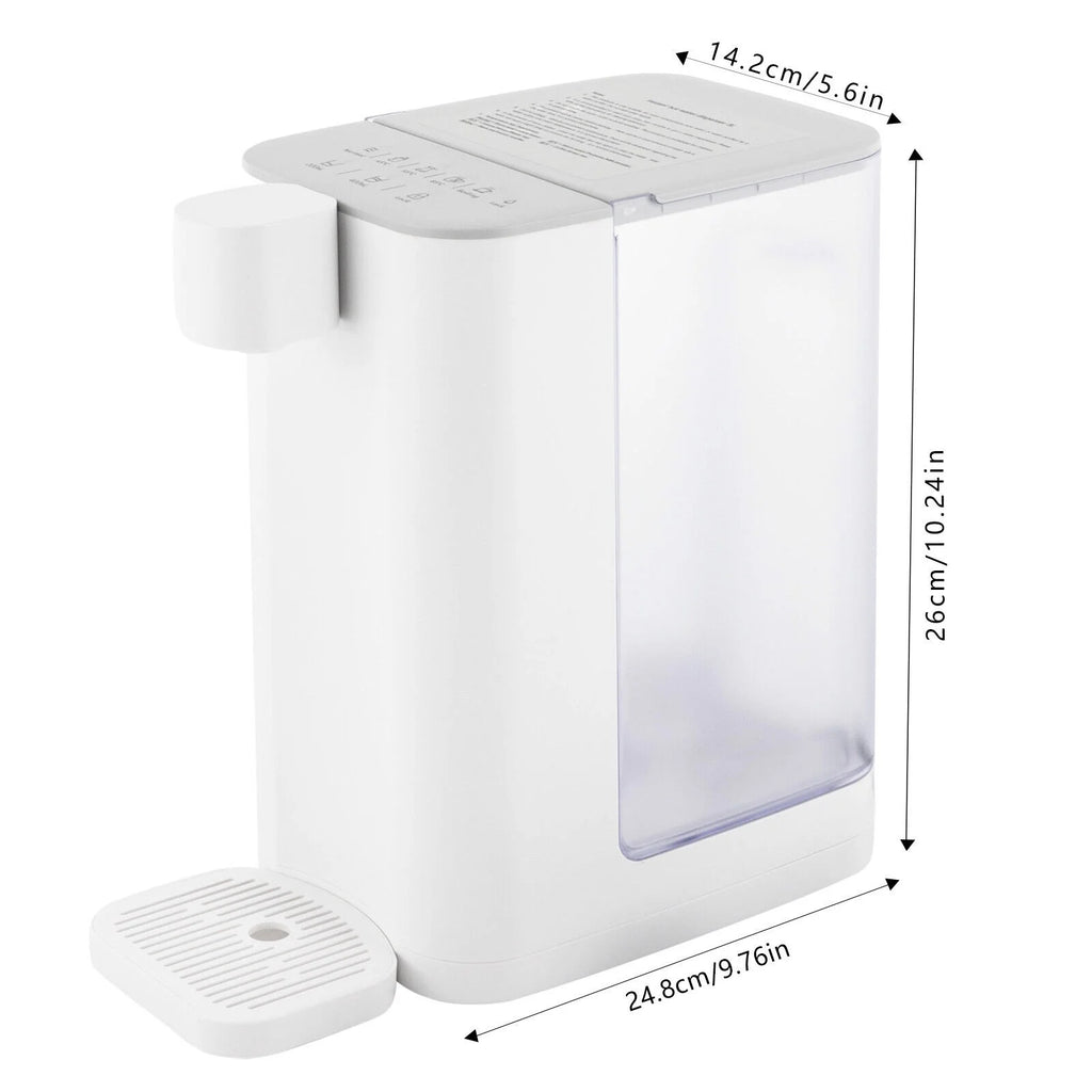 1600w Electric Kettles Instant Hot Water Dispenser 3L Tank White O886928