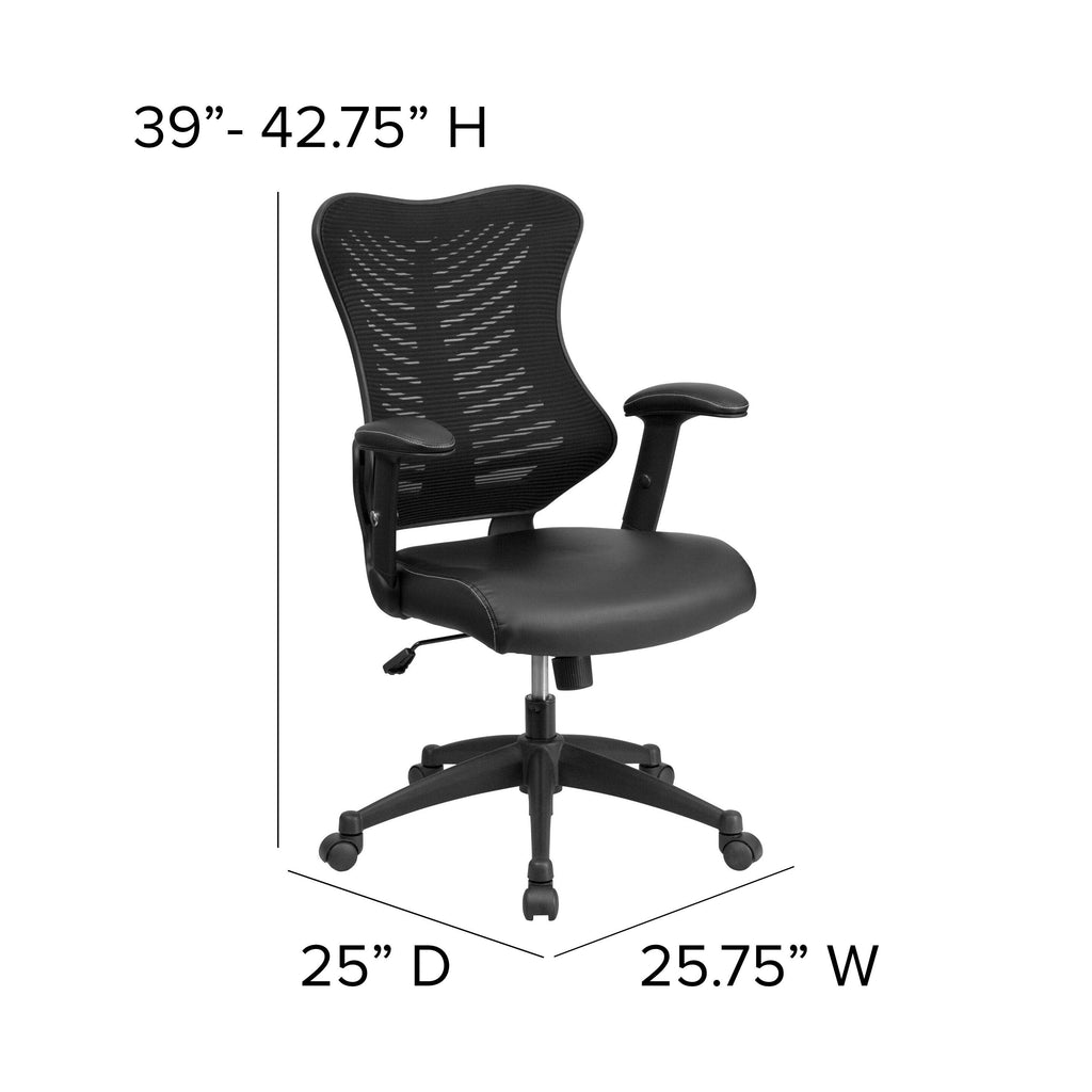 White Mesh Swivel Office Chair M723774