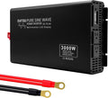 3000W Pure Sine Wave Power Inverter 12V DC to 110V AC Dual AC Outlets LED Display U73143