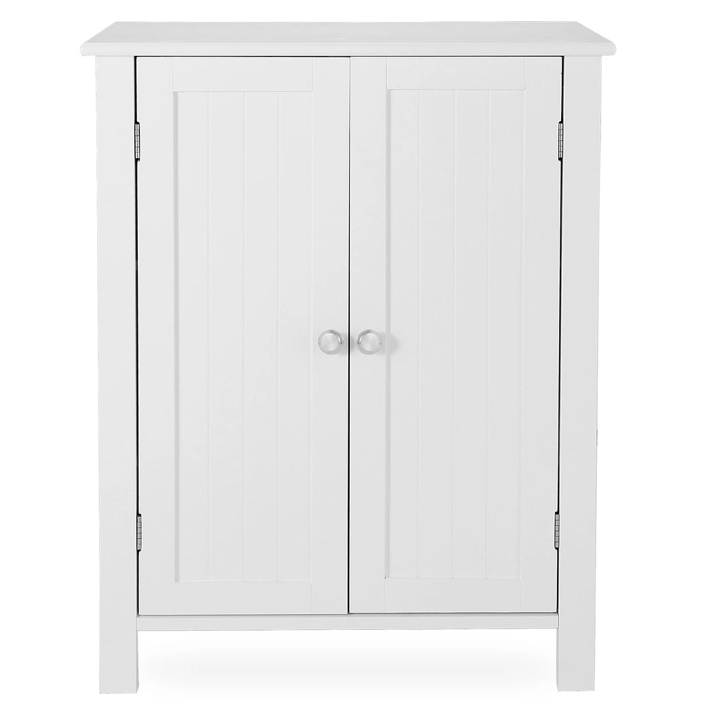 White 2-Door Wooden Bathroom Storage Cabinet T905009