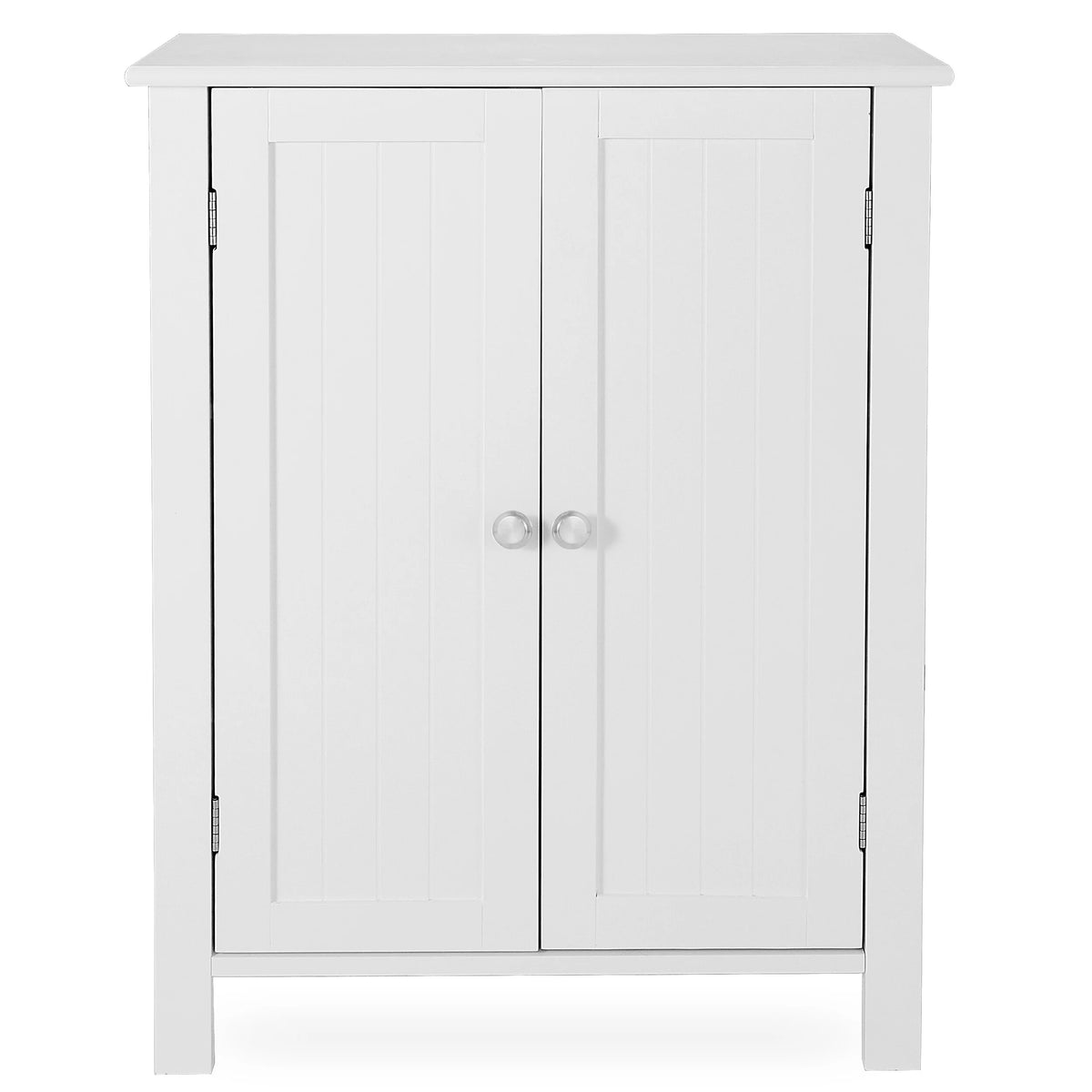 White 2-Door Wooden Bathroom Storage Cabinet T905009