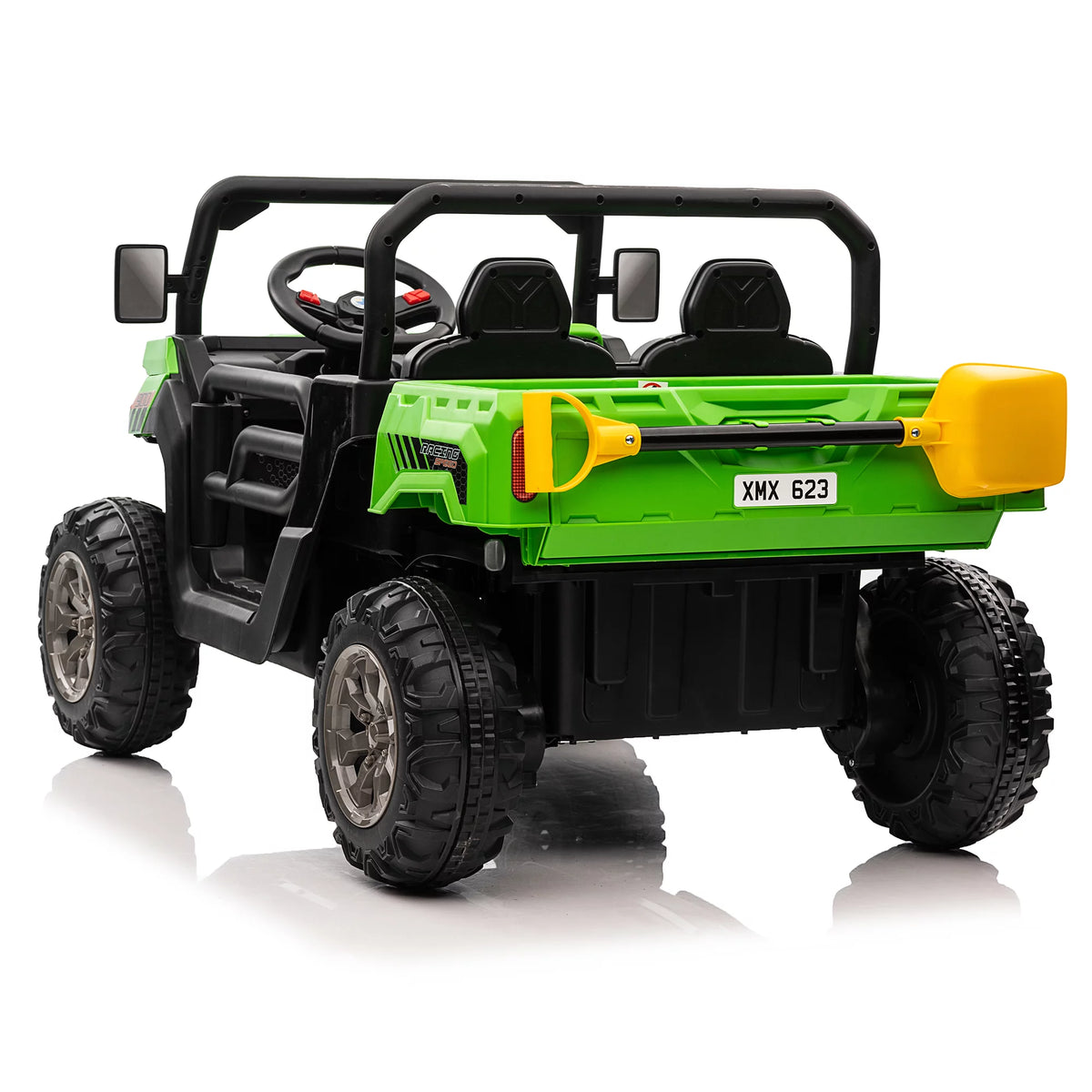 24V 2 Seater Kids Ride On Dump Truck with Remote, Green K2021