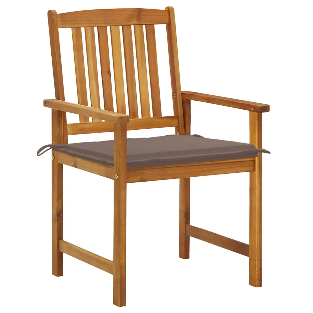 8 Piece Acacia Wood Patio Dining Chair Set V34433