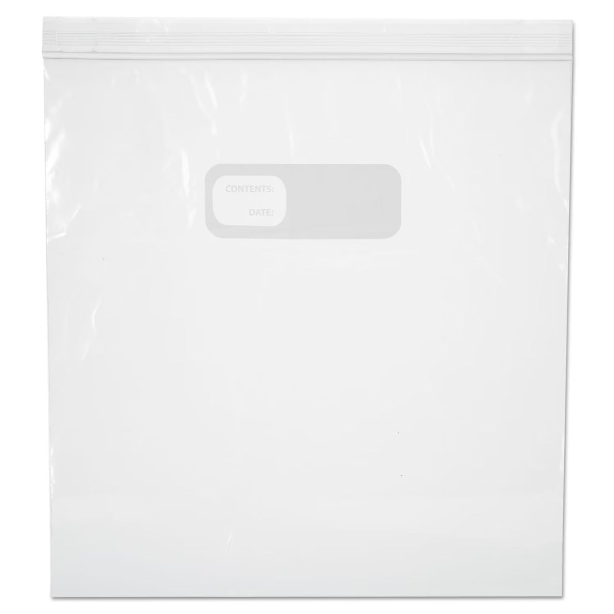 Reclosable Food Storage Bags, 1 gal, Clear, 250/Box P1539