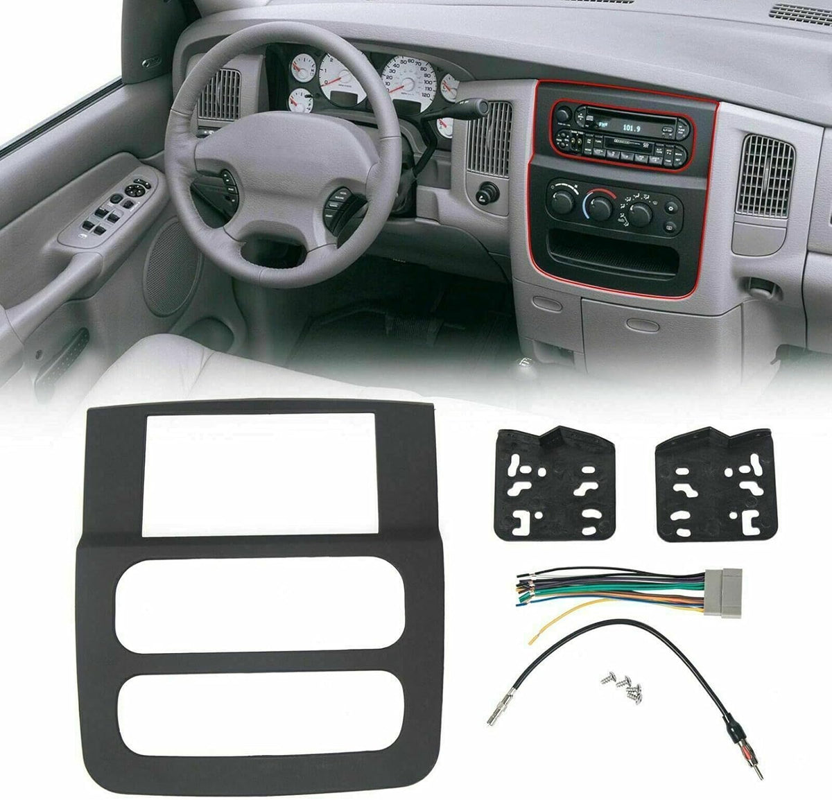 Double Din Dash Kit Pack of 2 C295