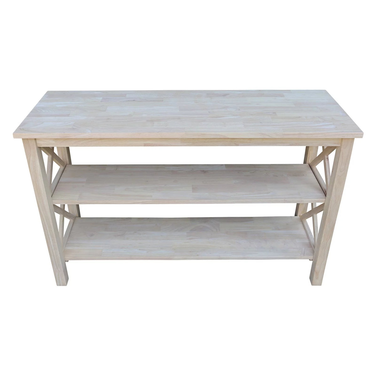 48" Console Table in Washed Gray Taupe F8499