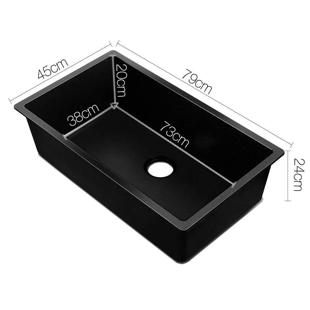 Black Granite Stone Sink G295