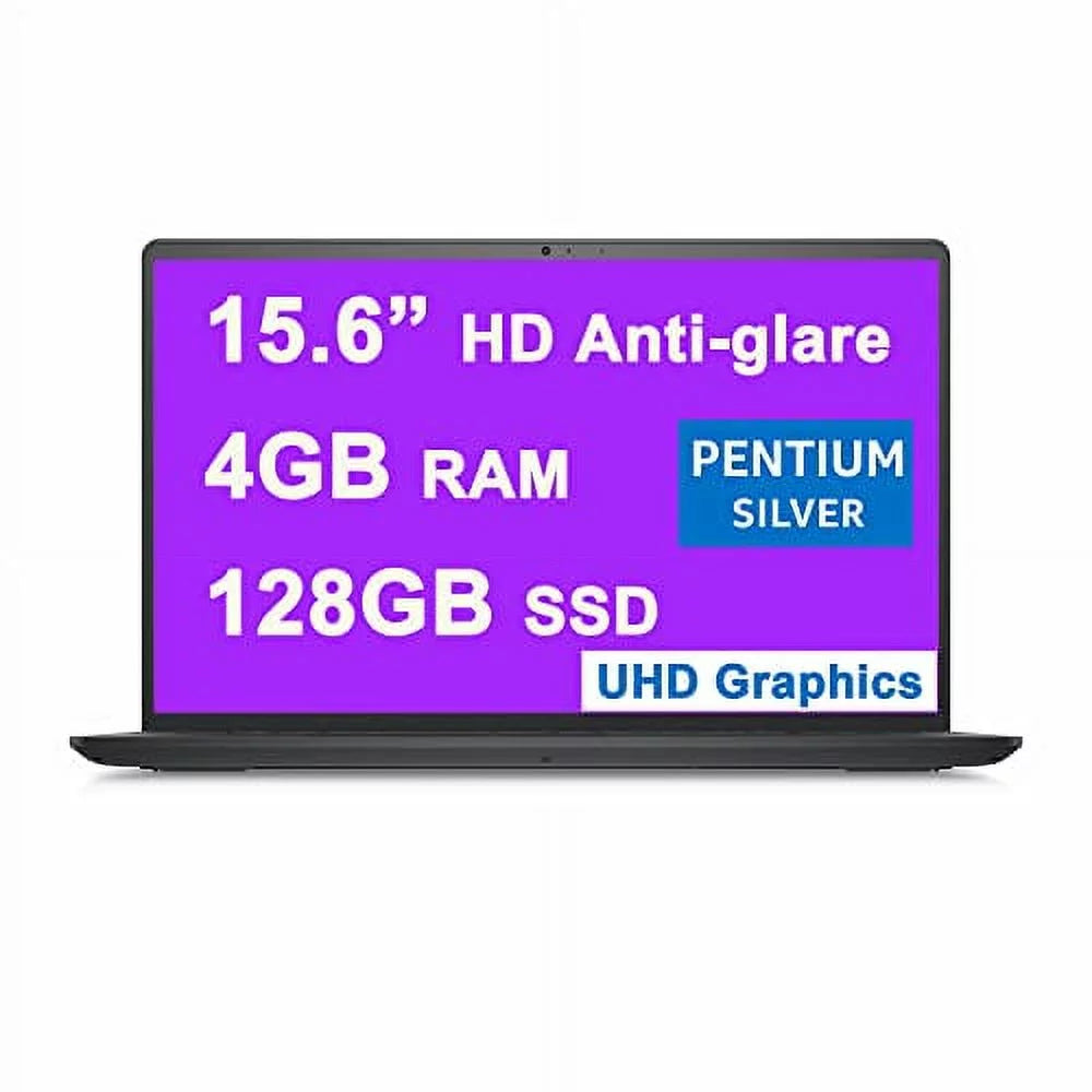 15.6" HD Anti-Glare Intel Pentium Silver N5030 4GB RAM 128GB SSD Laptop M6272
