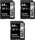64GB SDHC/SDXC UHS-II Memory Card (3-Pack) V8466