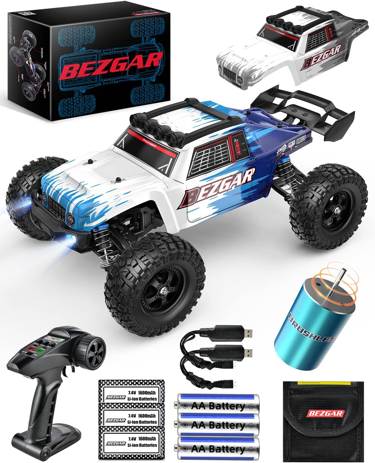 1:12 Scale 4WD Brushless Remote Control Truck G158173