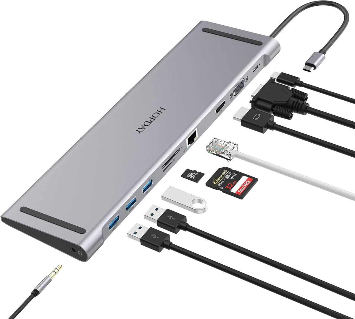10 in 1 Dual Display USB C Docking Station M76083