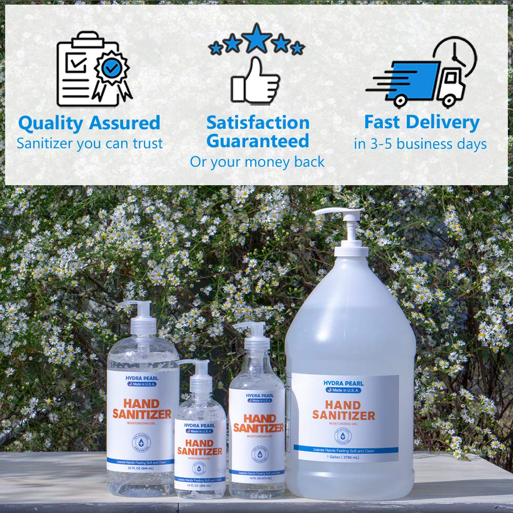 Hydra Pearl Hand Sanitizer Gel - 70% Alcohol - Unscented - 50 Gallon (189 L) With Drum Pump P276673