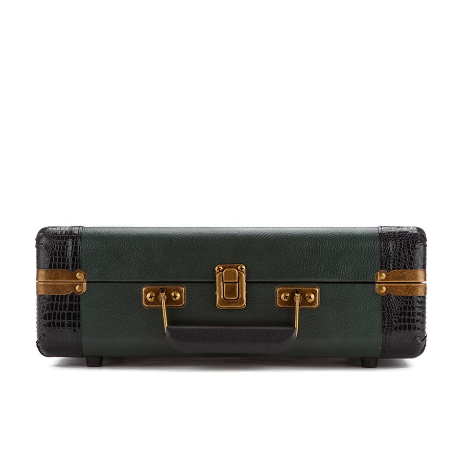 Portable Bluetooth Turntable Green/Black Q4449