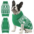 Christmas Dog Sweaters Turtleneck Double Knitting K97620