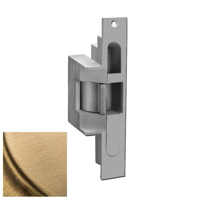 Electric Strike with Latchbolt and Locking Cam Monitor Satin Brass Finish P70485