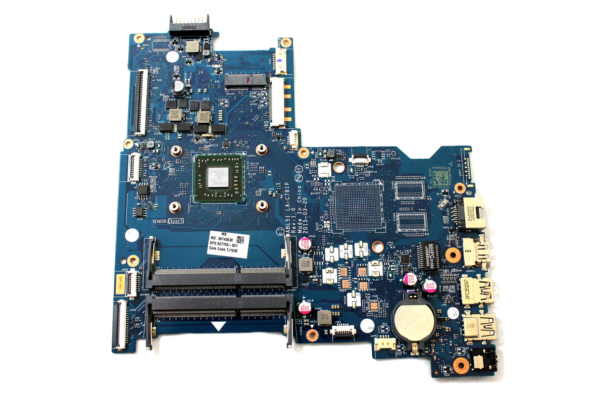 HP 15-AF Motherboard with A6-5200 CPU P68283