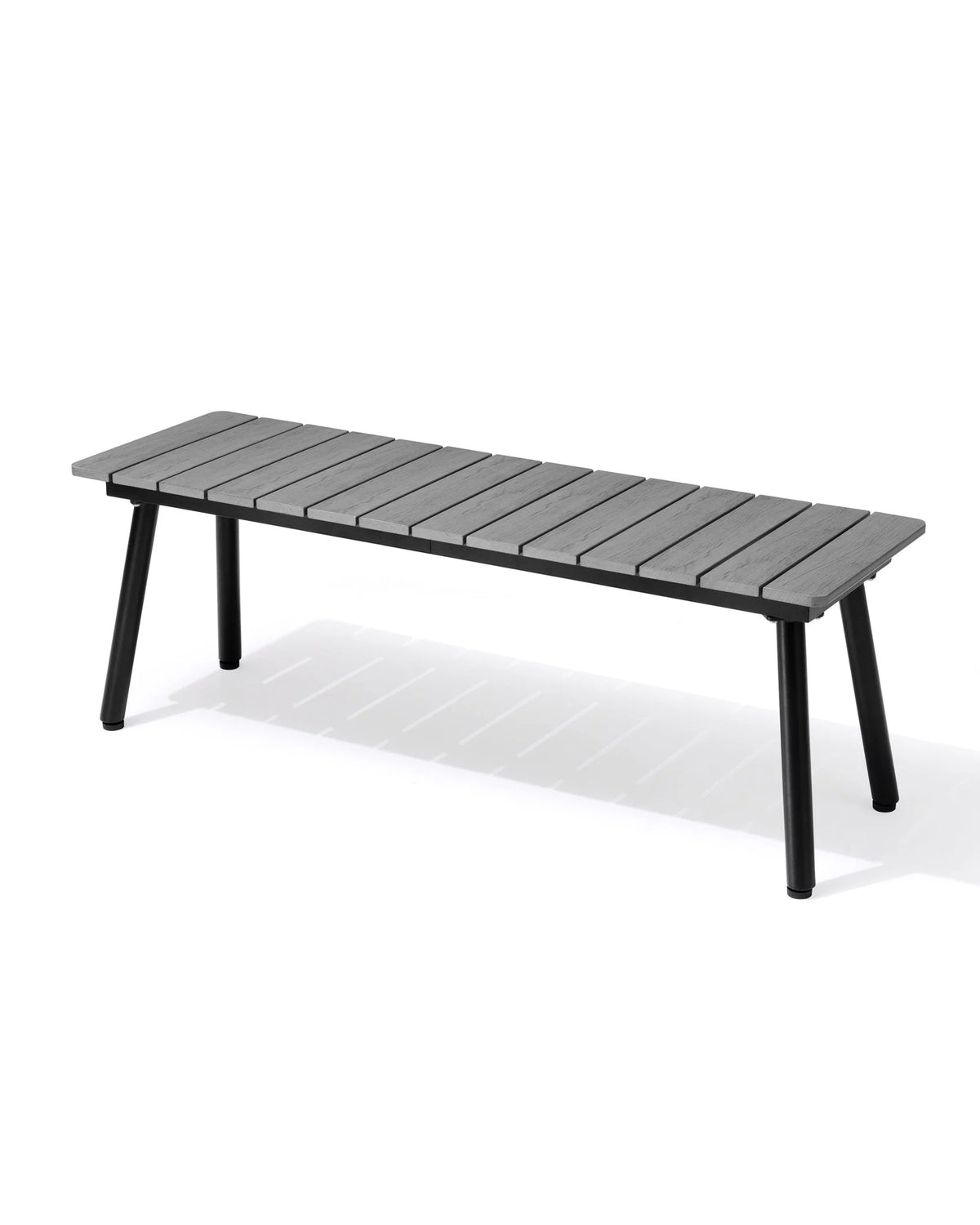 Gray Outdoor Dining Bench K329629