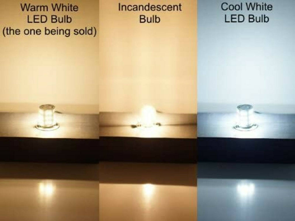 10x BA15S SMD LED Warm White Bulbs O96009