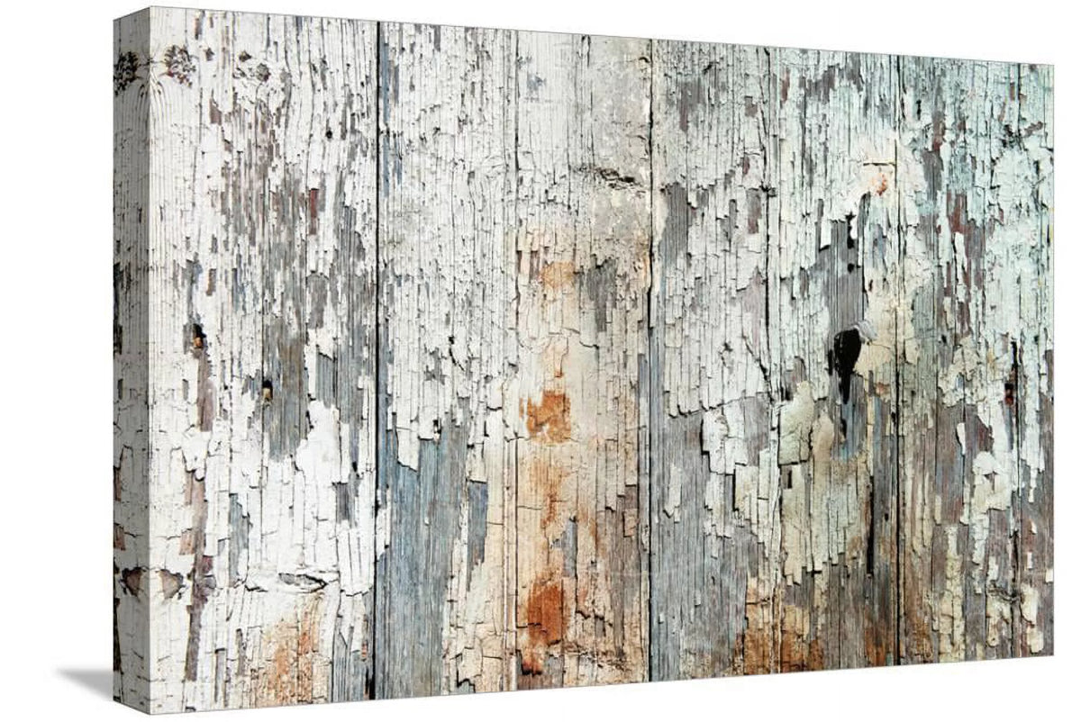 Wood Planks Stretched Canvas Wall Art J340047