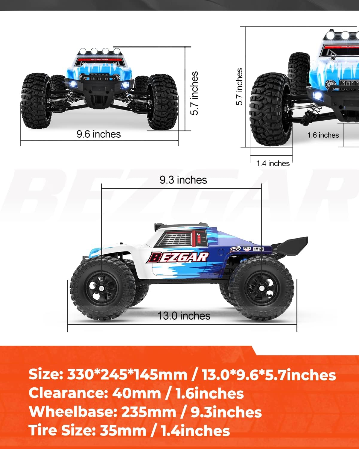 1:12 Scale 4WD Brushless Remote Control Truck G158173
