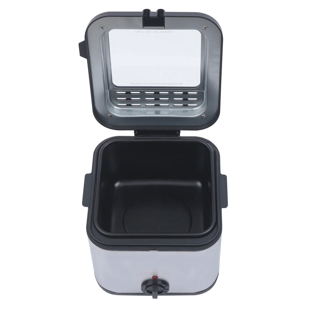 Electric Deep Fryer with Basket Stainless Steel 1KW 2.5L E2904