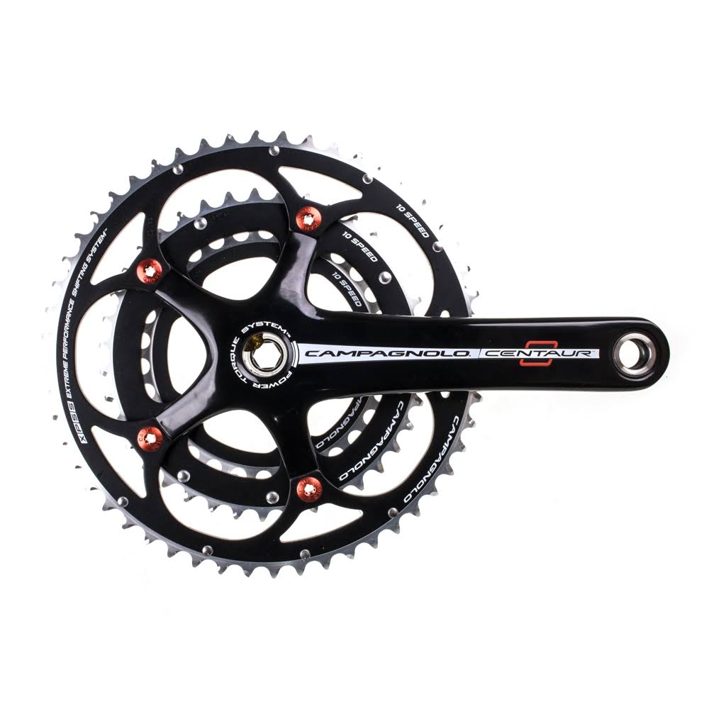 Black/Red Alloy 10spd Crankset 170mm Q791