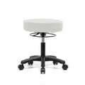 Black Fabric Rolling Height Adjustable Stool L1871