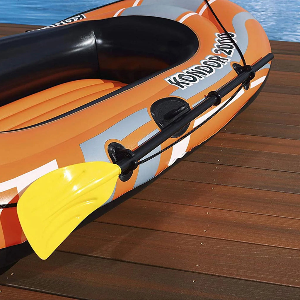 Inflatable Raft Boat Set with Oars and Pump M883699
