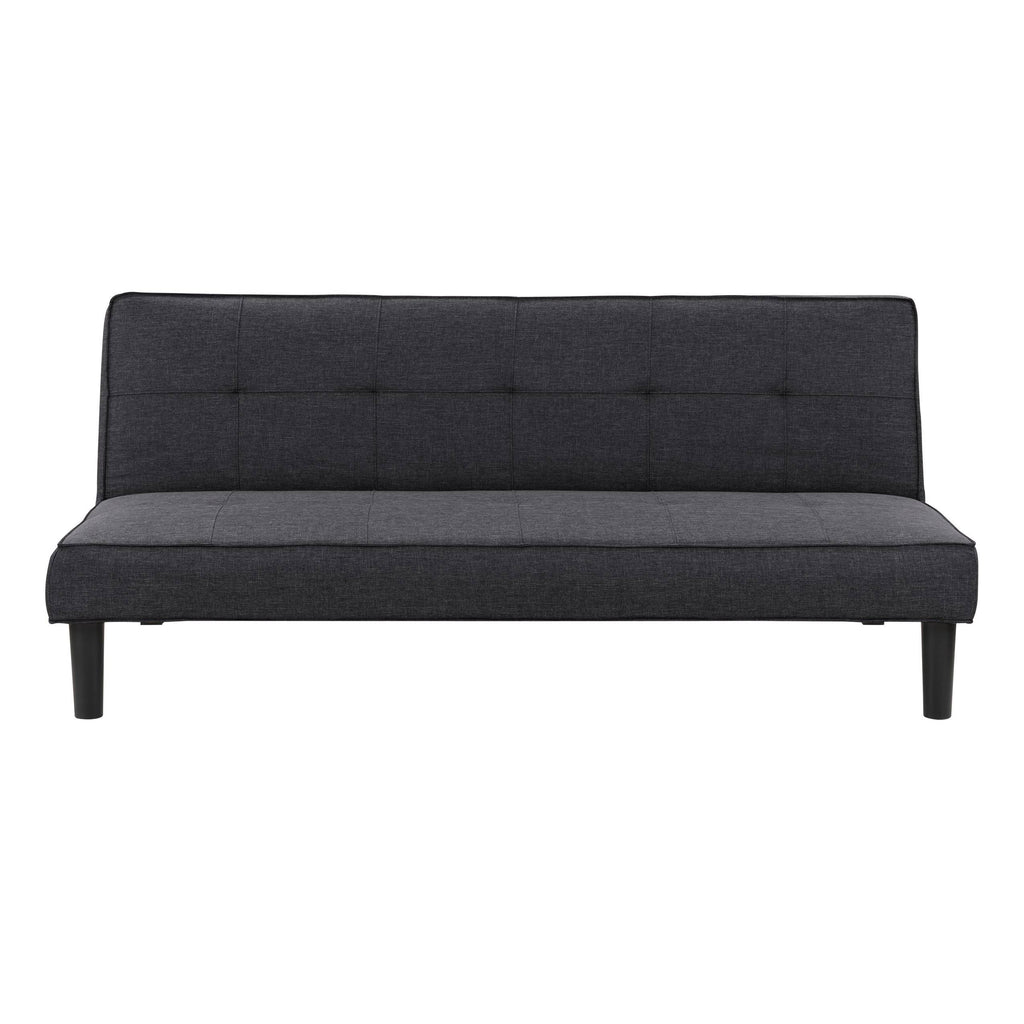 Dark Gray Convertible Futon Sofa Bed T1270