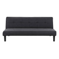 Dark Gray Convertible Futon Sofa Bed T1270