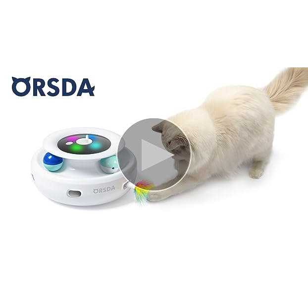 2-in-1 Interactive Cat Toy Balls S394