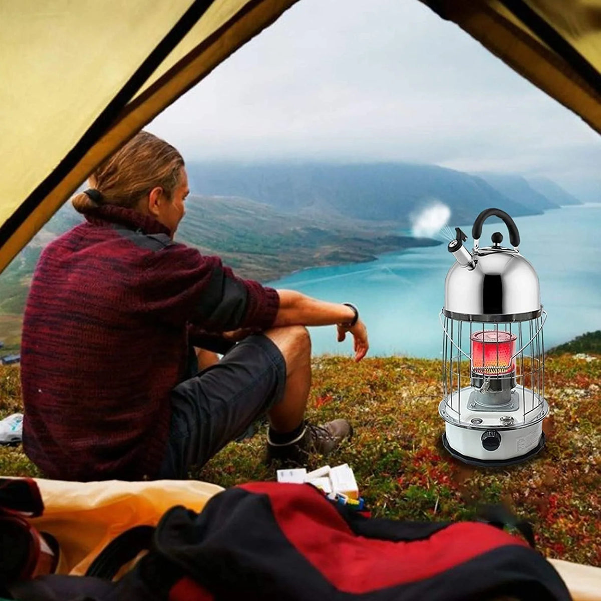 Portable Kerosene Heater Stove, 10000BTU, 6L S145294