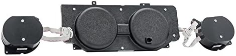 1969 70 Ford Mustang Analog Dash Gauge System Black Alloy Blue Backlighting I99825