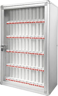 60 Slots Aluminum Alloy Cell Phones Storage Cabinet with Lock Z784