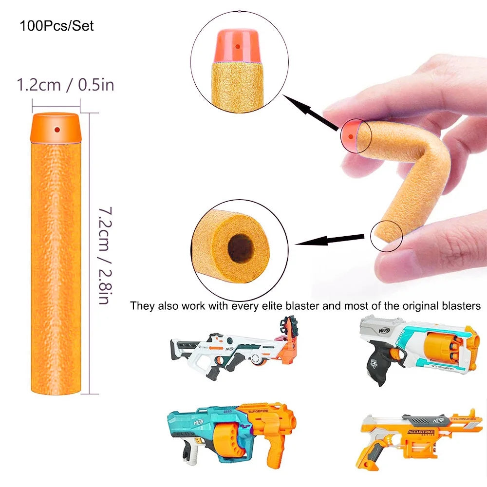 100-Dart Bullets Refill Pack Orange R36121