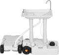 Portable Sink Camping 30 L with Rolling Wheels, Hand Washing Station with 30 L Sewage Tank L581