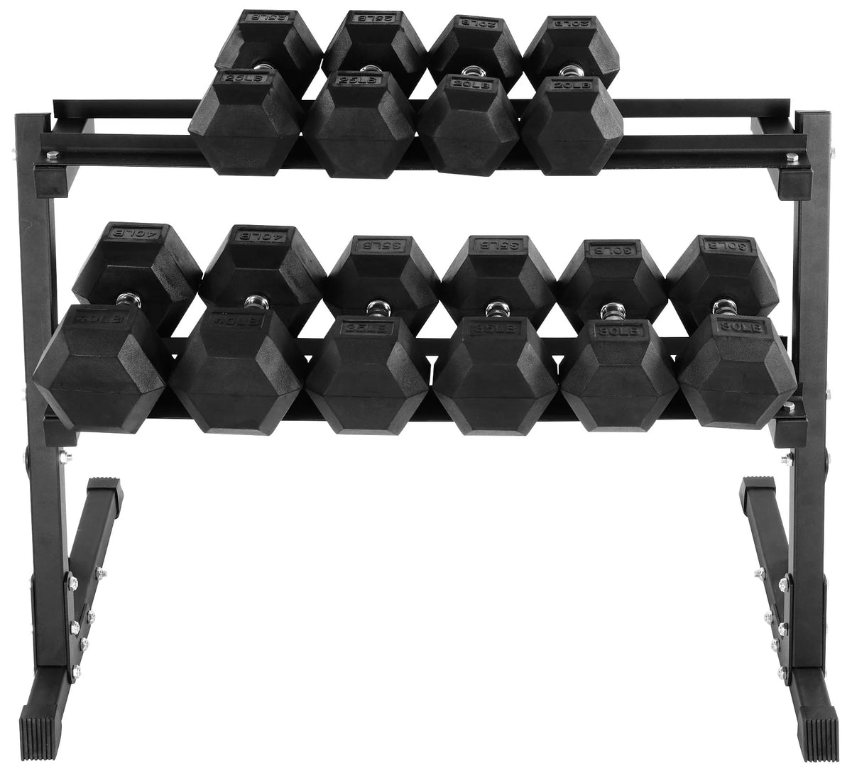 150 LB Dumbbell Set with A-Frame Rack G279