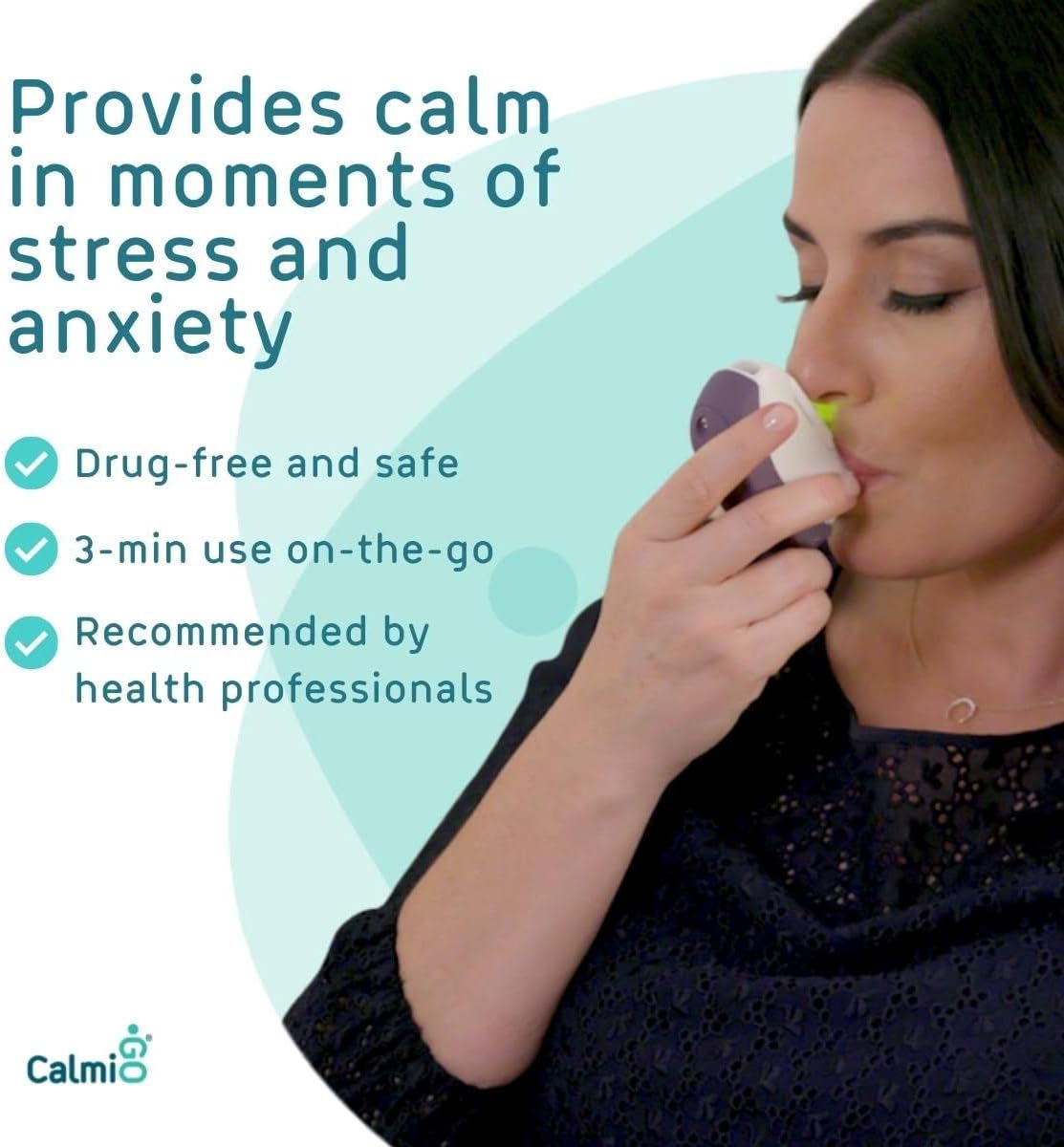 Purple Calming Device with Peppermint Scent D521