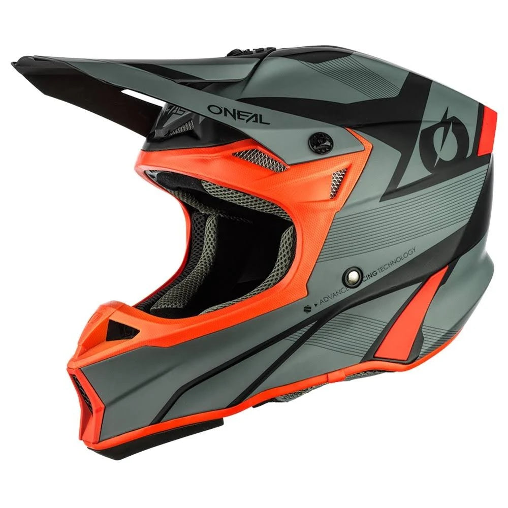 Compact Helmet Grey Red Xs J37629