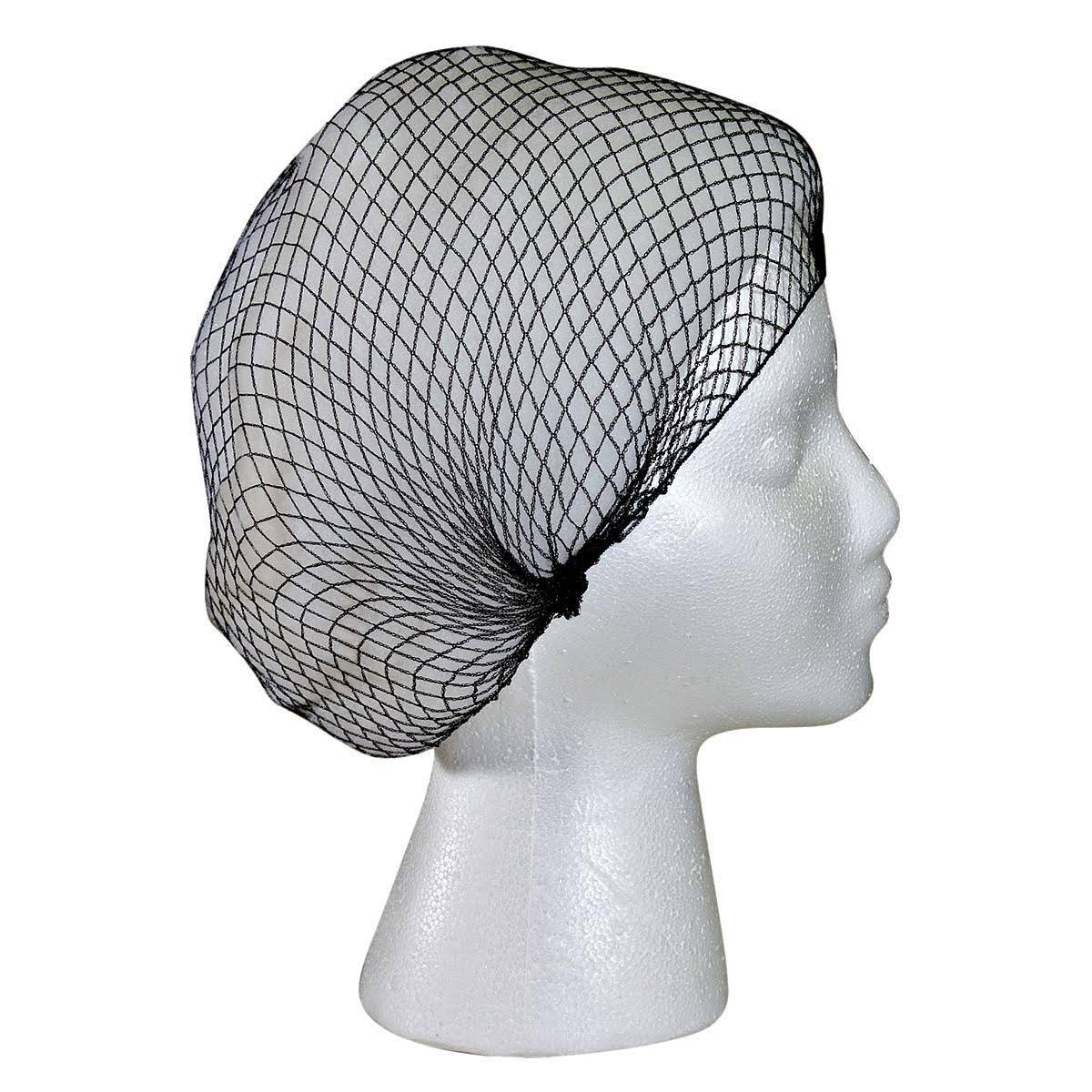 Black Metal Detect Hairnet, PK144 Y1471