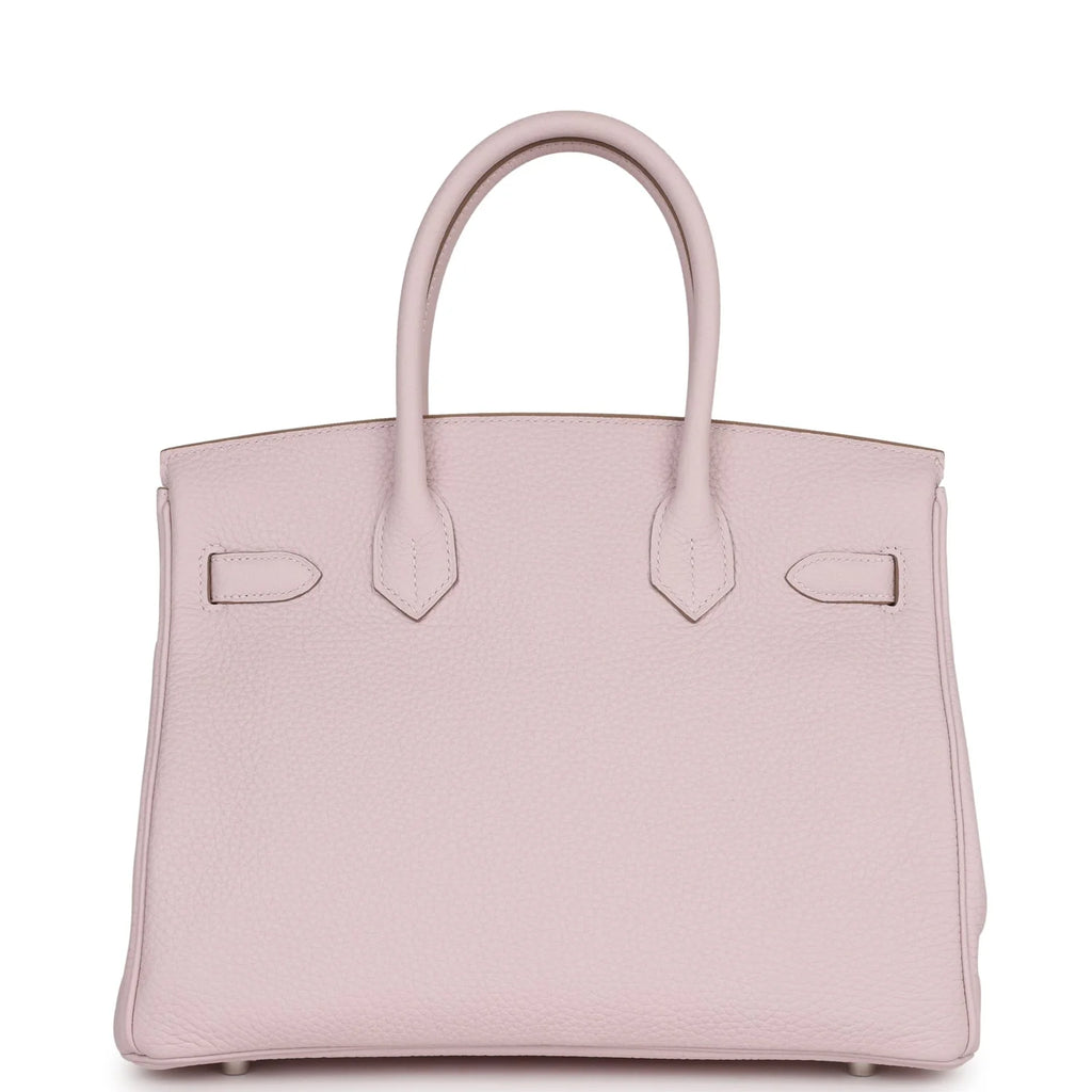 Mauve Pale Clemence Palladium Hardware Bag B421587