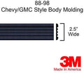 Black Side Body Trim Molding 2.5" Quarter Roll 80" G710783