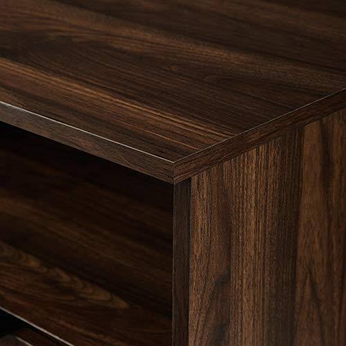 Angled Door Sideboard - Dark Walnut J662