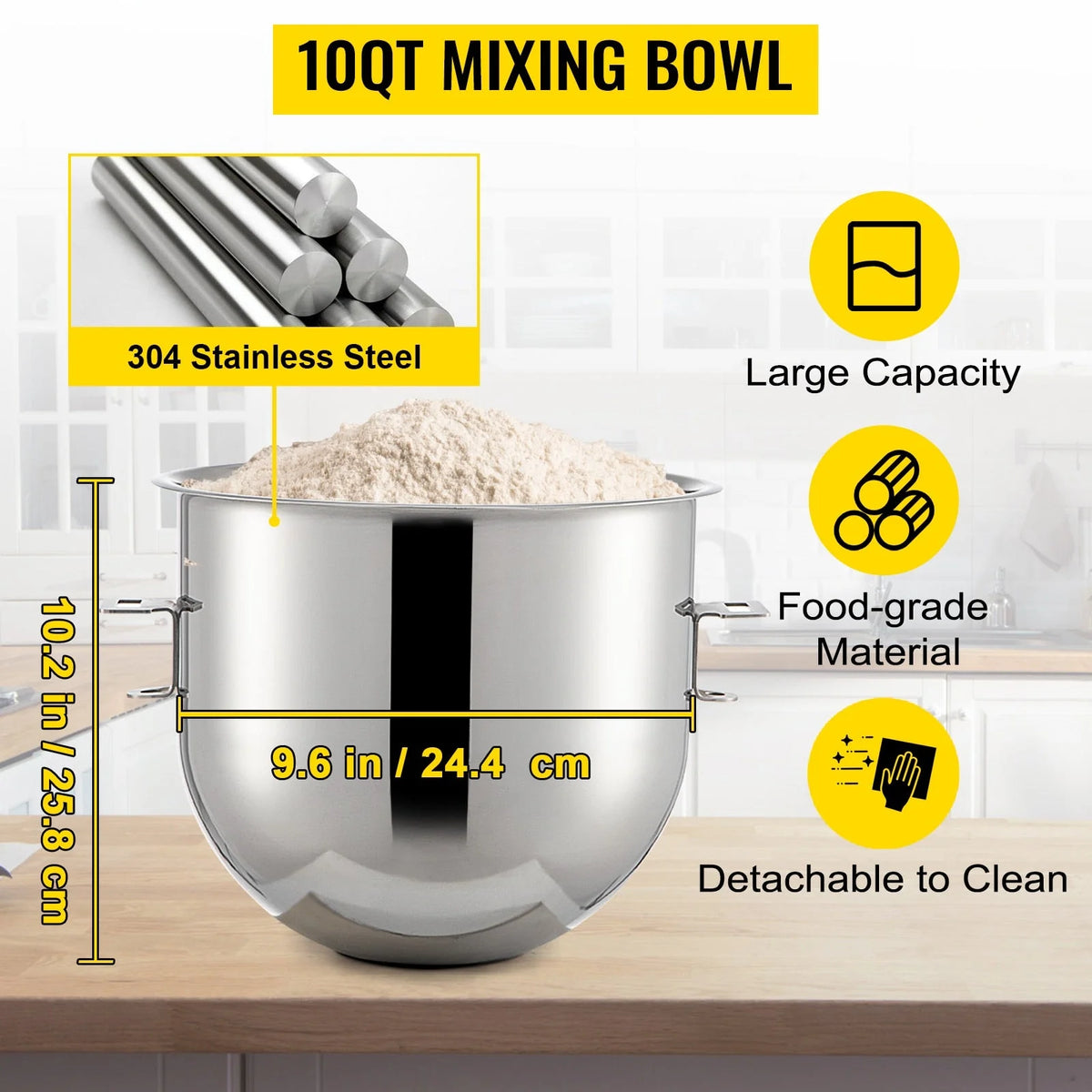 Commercial Electric Stand Mixer 10/15/20/30Qt 3 Speeds H801