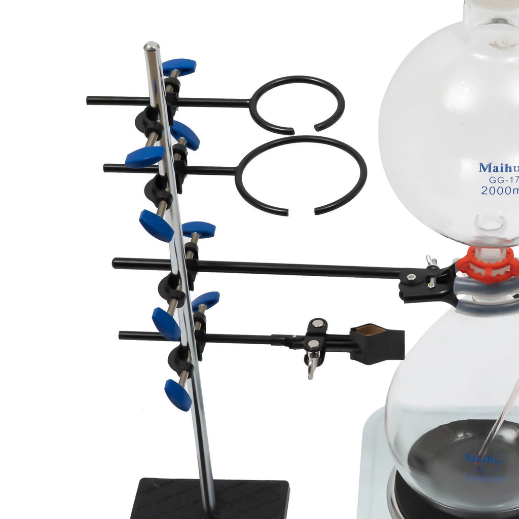 1000W 110V 2000ML Glass Distillation Kit with Condenser and Hot Stove O354394