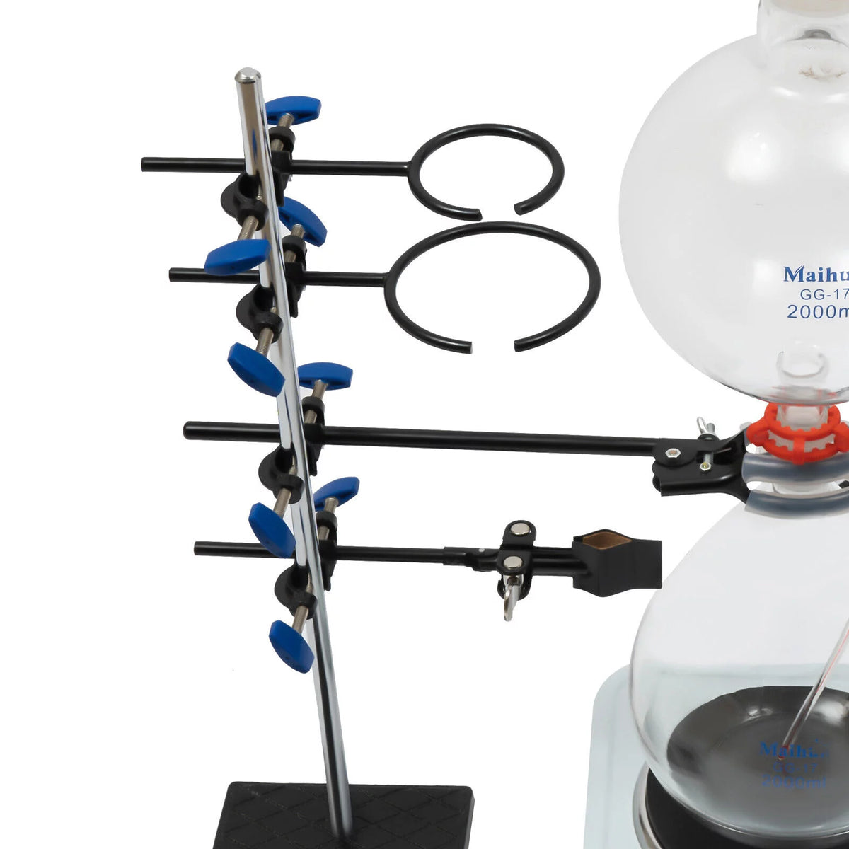 1000W 110V 2000ML Glass Distillation Kit with Condenser and Hot Stove O354394