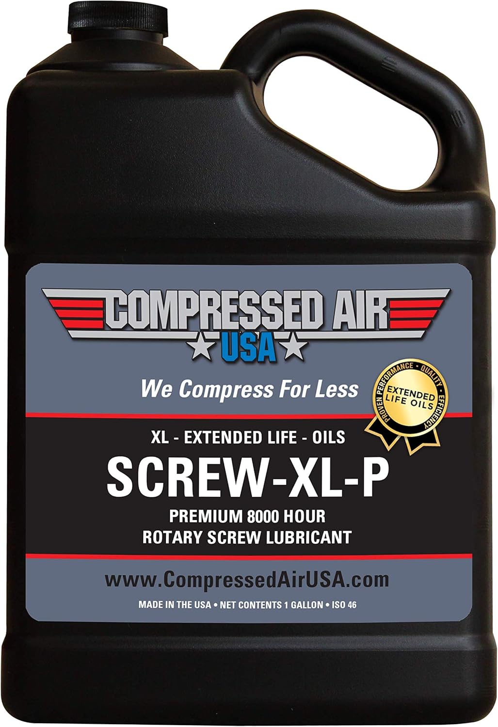 8000 Hour Rotary Screw Air Compressor Lubricating Oil (1 Gallon) U7507
