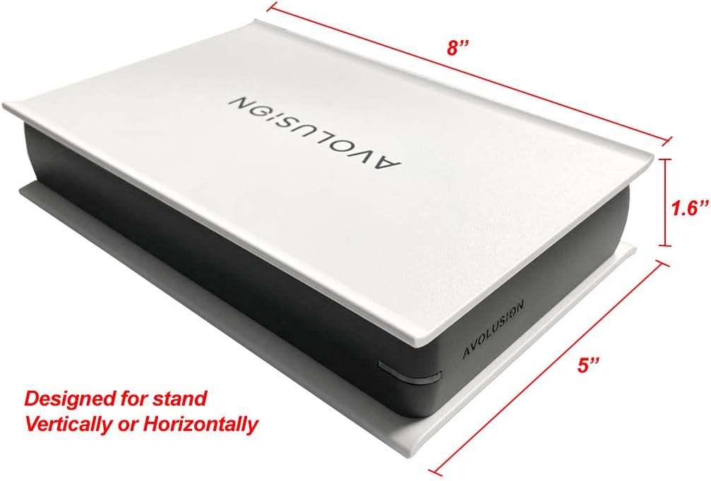 4TB USB 3.0 External Hard Drive White Pack of 2 W8143